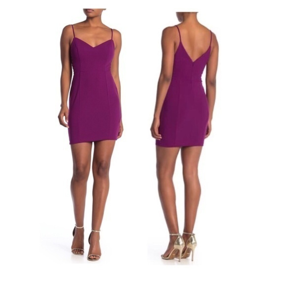 V-neck Mini Dress with Caged Sides - NWOT